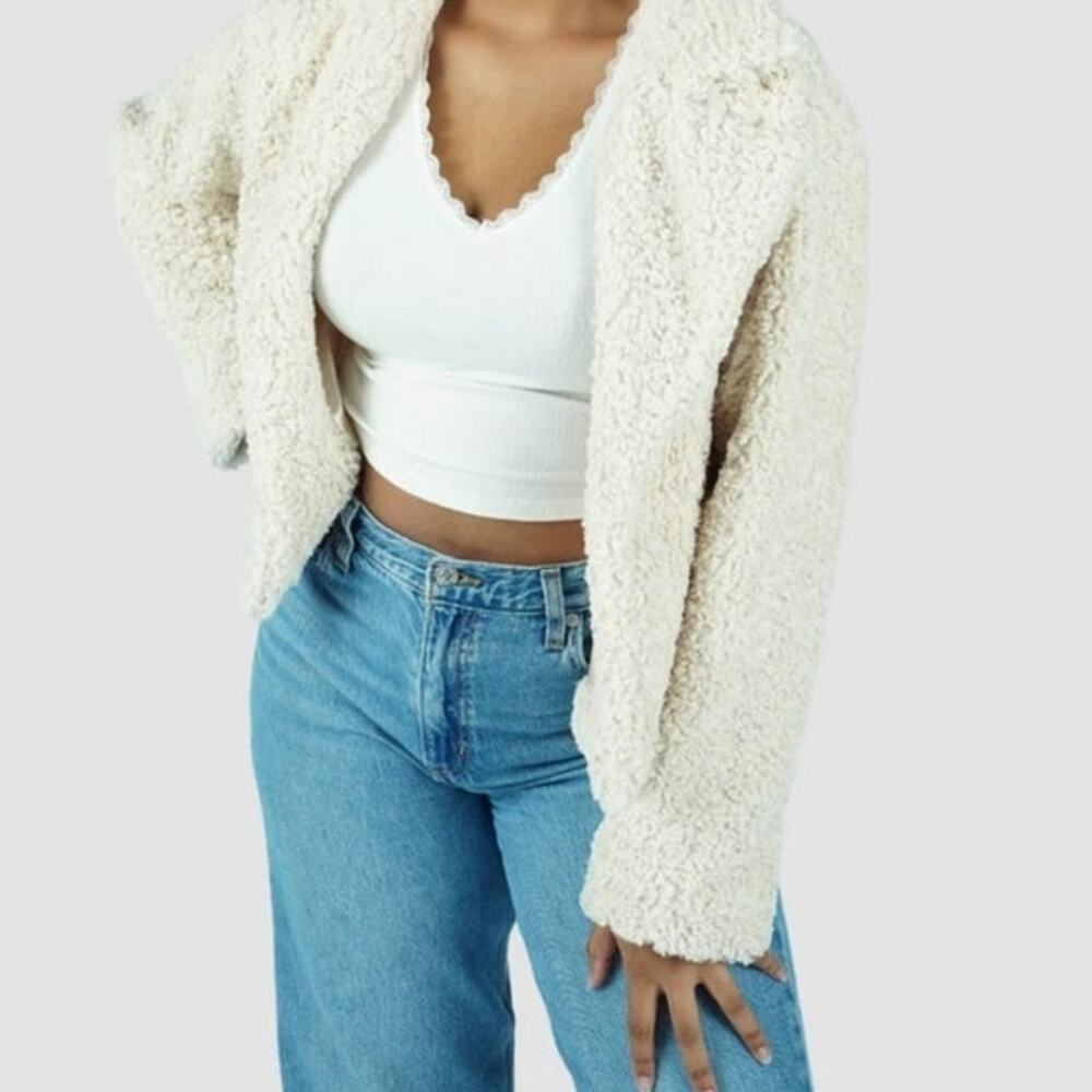 Self Esteem Shiloh Sherpa Blazer XS